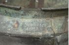 Etikett zu Bronzesitula (NHMW-PRAE-024349)
